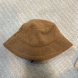 Faux shearling winter hat